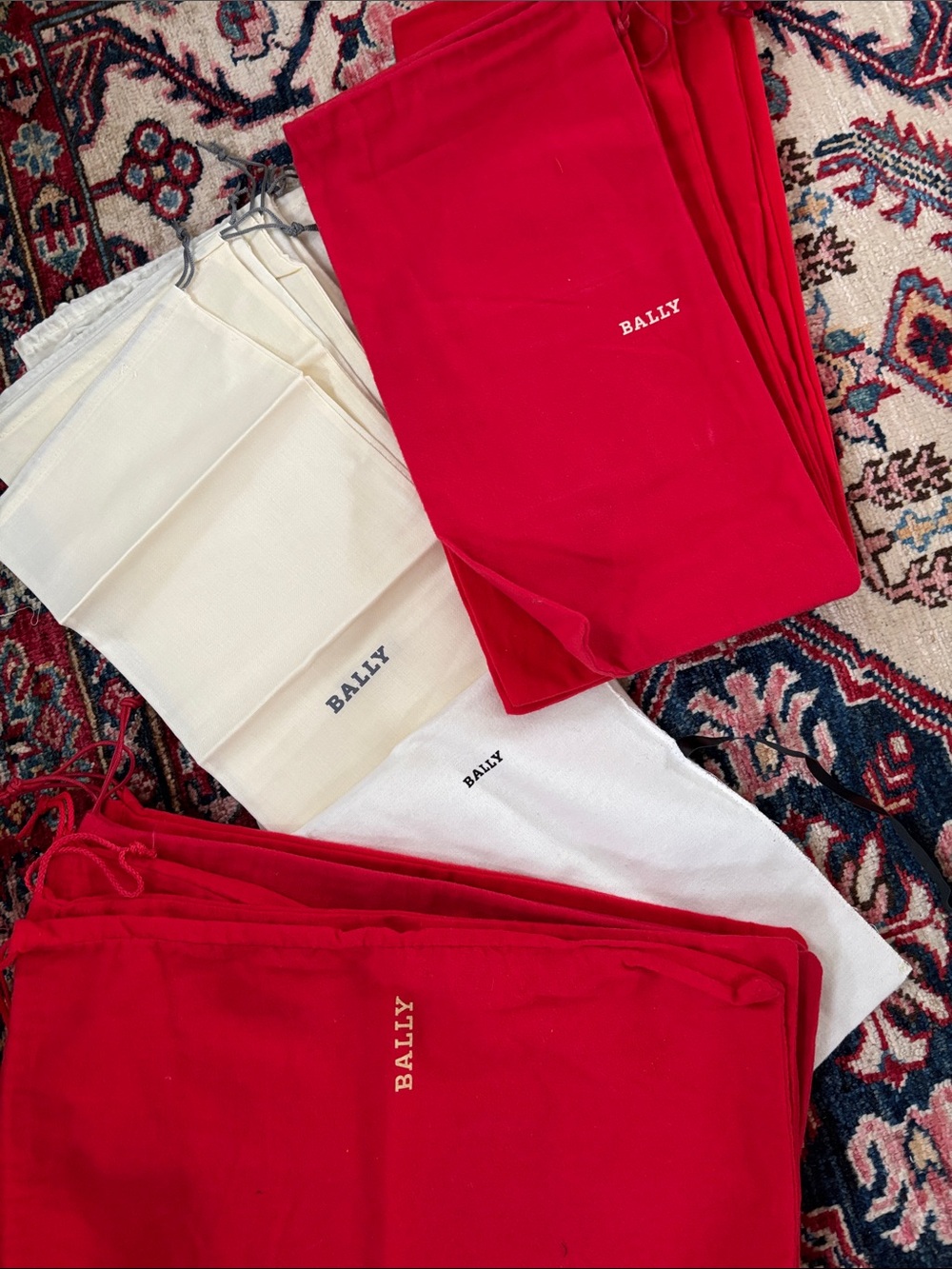 22 Bally dust bags misc sizes